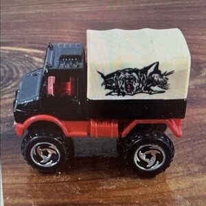 Kids Toy Truck with Black and Red Design